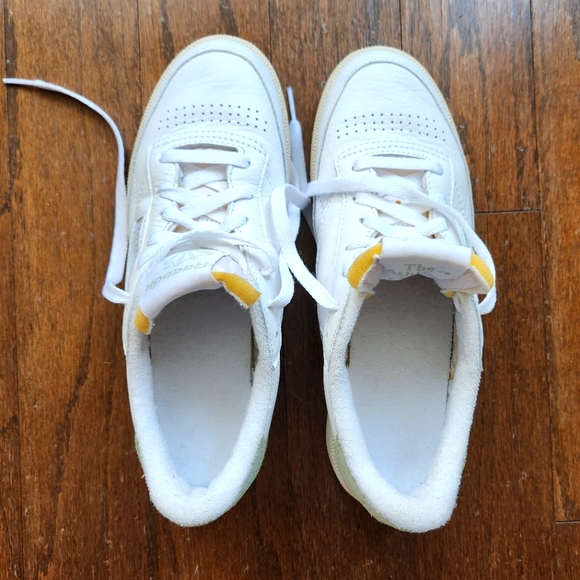 Reebok White Womens Club C 85 Vintage Size 8 - Picture 6 of 12